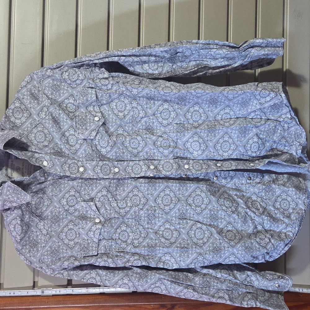Men's Western PAISLEY Button-Up Shirt